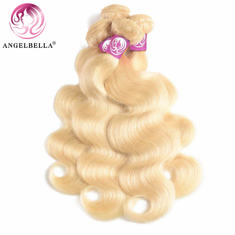 Angelbella Queen Doner Cabello virgen 613 Extensiones de cabello humano brasileño Bundles