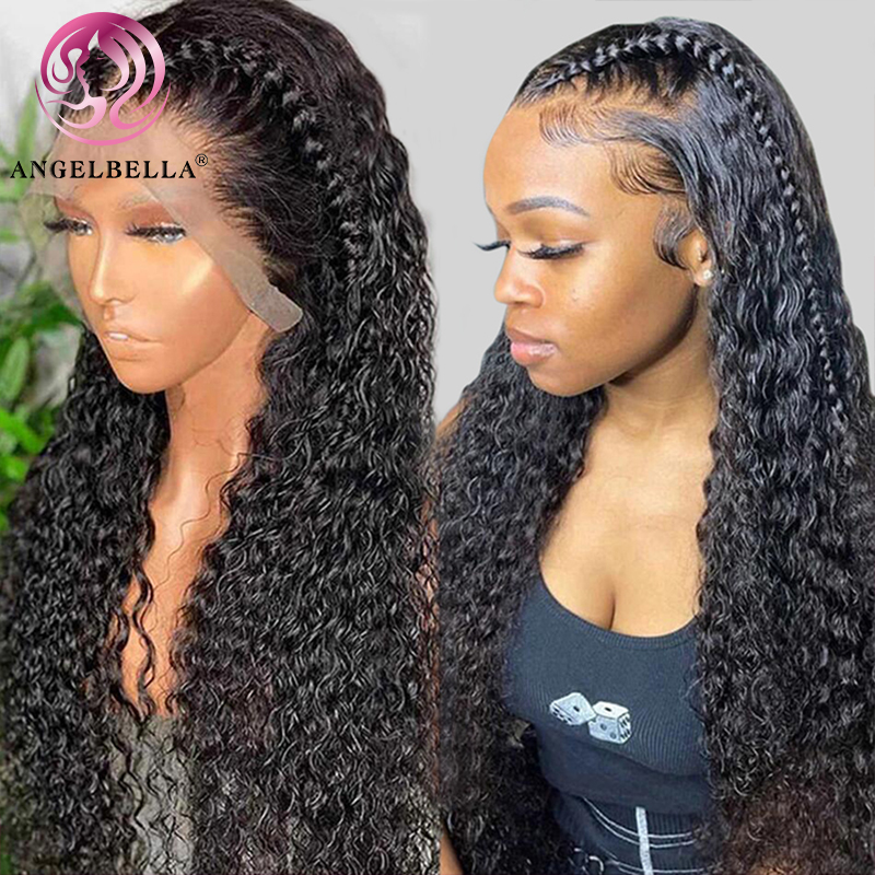 Angelbella DD Diamond Hair Hd Water Wig 13x4 Cernera delantera Peluca de cabello humano Peluca frontal