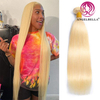 Angelbella Glory Virgin Hair 613 Rubio hueso recto Cabello crudo Cabello alineado Bundles de cabello humano