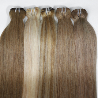 Angelbella Virgin Hair Weft Extension 100% Human Hair Extension Cutícula Alineada Cabello Retraso de la trama