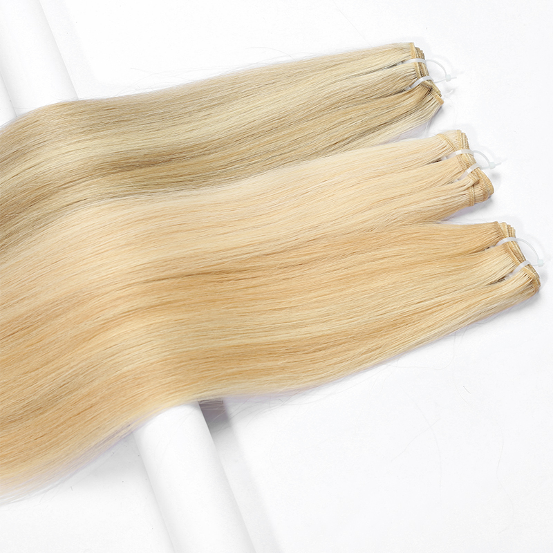 Extensiones de cabello de virgen cruda al por mayor 100% Virgen cruda hueso liso liso Brasil Brasileño Cabina de trama atada ALLINACIÓN Natural Estilo natural