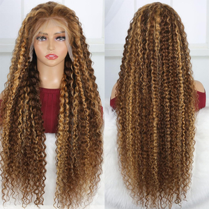 180% Densidad Piano ola de agua Pelucas para cabello humano