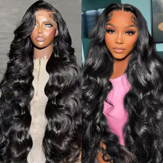 Angelbella 30 pulgadas 13x4 cabello humano transparente encaje suizo peluca frontal 180% de ola de ola de ola de ola de ondas para mujeres negras para mujeres negras