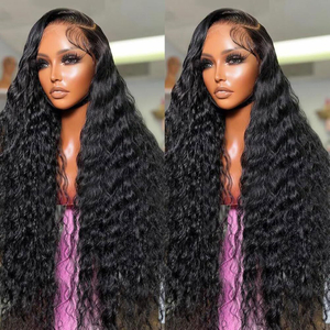 Fábrica Mayor al por mayor de cabello humano de encaje de cabello delantero Cabello humano 13x6 HD Wave Wave Frontal Wig para mujeres negras