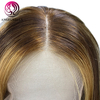 Resalto 6-27# pelucas delanteras de encaje para cabello humano 180% densidad remy cabello corto peluca de encaje bob 