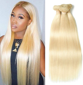 Honey Rubia rubia Bundles de 10-30 pulgadas Cabello humano brasileño