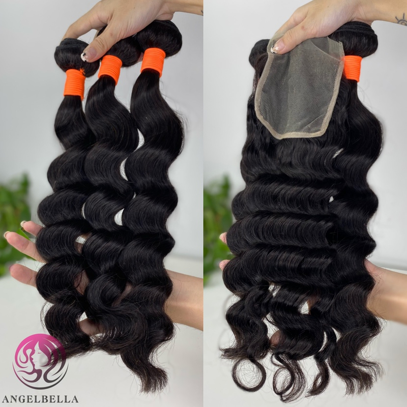 Remy Hair Bundle Bundles de cabello al por mayor Bundles de ondas oceánicas