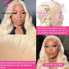  Angelbella Queen Doner Cabello virgen 150% Densidad13x4 613 Body Wave Human Hair HD Lace Frontal Wigs for Women