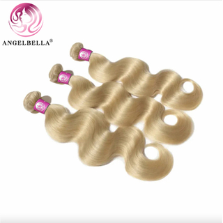 Angelbella Queen Doner Cabello virgen 100% sin procesar brasileño 613 Bundles de cabello humano Cabello
