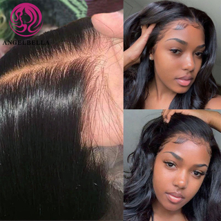 Angelbella Glory Virgin Hair Raw Human Hair 13x4 Loose Deep Wave HD Full Lace Birs para mujeres negras