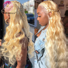 Angelbella Glory Virgin Hair Raw Human Hair 13x4 613# Body Wave HD Lace de encaje completo pelucas 