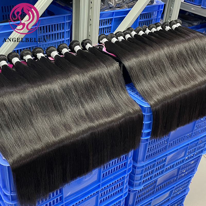 Angelbella Glory Cabello virgen Cutícula Raw Alineado Bundles de cabello Extensión Virginia Virgen Raw Human Bundle