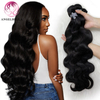 Vendor de cabello virgen mayorista de fábrica Remy Remy Remy Piel Humano Olada de cuerpo Doble dibujos de cabello humano Bundles