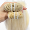 Allanales Cabello Virgin Cabello 100% Cutícula Alineada Huzo Recto Virginato Reloh Cabello Virgen Estilos de mano suave Natural