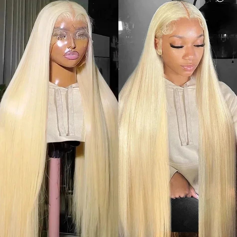Angelbella 30 pulgadas 613 rubio lacio humano lacio peluca frontal de encaje frontal