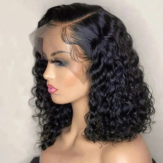 Angelbella 180% Densidad 13x4 Camino delantero de encaje suizo transparente Cabello humano brasile