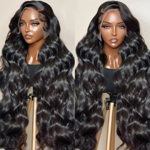 Angelbella 220% Densidad ola de cuerpo Capacidad frontal pelucas de cabello humano vendedores 13x4 peluca frontal de encaje sin gluio para mujeres negras