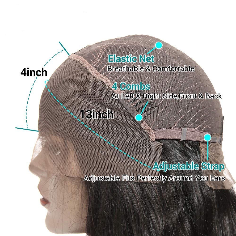 Angelbella-13x4-Straight-Frontal-Frontal-Human-Pein-Wigs-pre-arrancado-brasile&ntilde;o-Brasil-Straight-Remy-Lace-Wig (2)