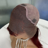#99J Borgoña Boba recta pelucas brasileño Virginia Cabello corto cabello humano pelucas de encaje