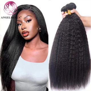 Angelbella 36 pulgadas Bundles de cabello crudo Bundles Indian sin procesar al por mayor cabello crudo al por mayor paquete recto